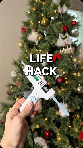 Elena on Instagram: "Quick glue gun trick that helps attach one glue stick to another and avoid wasting leftovers. Simple, fast and super helpful! #gluegunhack #hotgluehack #lifehackideas #viralhack #usefultip #diytricks #craftideas #smarttricks #everydaytips"