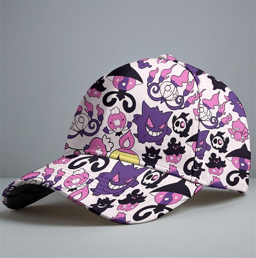 Gengar Lampent Baseball Cap, Funny Anime Hat, Cute Ghost Character Summer Hat, Unisex Adjustable Cap, Gengar Hat Gifts - Etsy