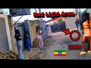🔴 Addis Ababa’s infamous red-light area , 🇪🇹 Addis Ababa walking Tour 2025 , Ethiopia