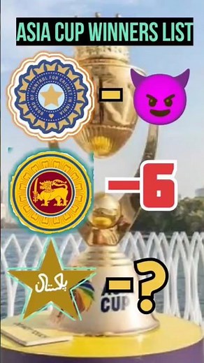 ASIA CUP winners list [1984-2023] #shorts #cricket