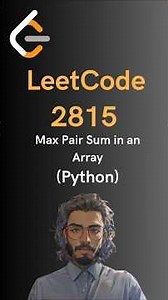 LeetCode#2815 Max Pair Sum in an Array - Python