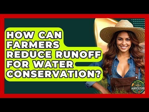 How Can Farmers Reduce Runoff For Water Conservation? - The World of Agriculture