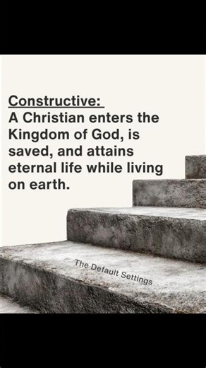 How to enter God's Kingdom and what follows afterwards - thesis 2