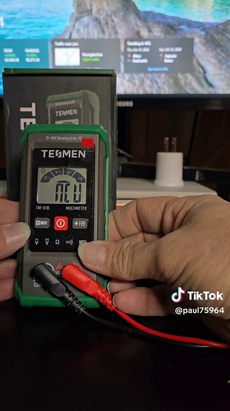 Great deal on the smart digital multimeter TM-510 by Tesmen. Excellent deal