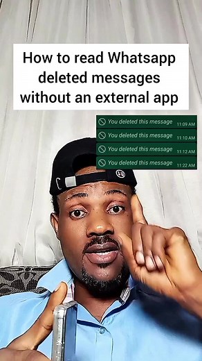 How to read all deleted WhatsApp messages without an external app. #whatsapptips #tech #techtips