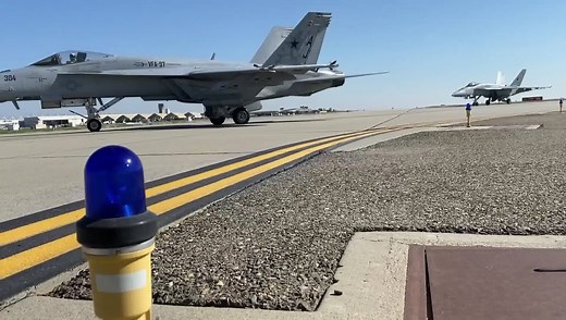 Exciting news! VFA-97 had their final flight in the F-18E Super Hornet aircraft today. They will be transitioning to the F-35C next. | Naval Air Station Lemoore