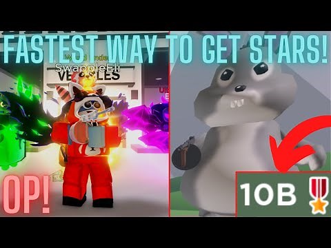 THE FASTEST WAY TO GET STARS IN ROBLOX GUN SIMULATOR!