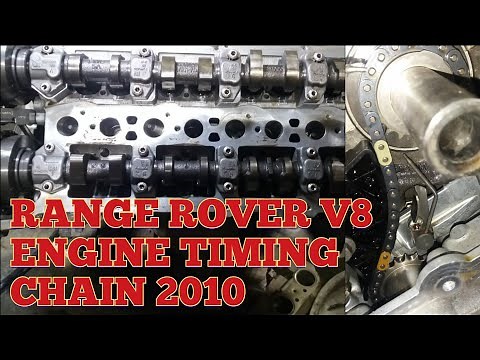RANGE ROVER V8 ENGINE TIMING CHAIN 2010