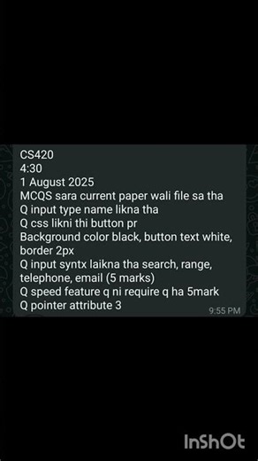cs420 finalterm paper review 2025 | #foryou #viral #exampreparation #trending #fypp #viralshort #fyp