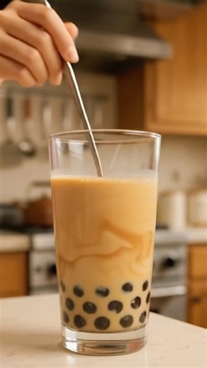 Easy Homemade Boba Tea 🧋 | Boba Tea Recipe with Tapioca Pearls