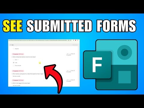 How To See Microsoft Forms I Submitted (2026) (Step By Step Guide)