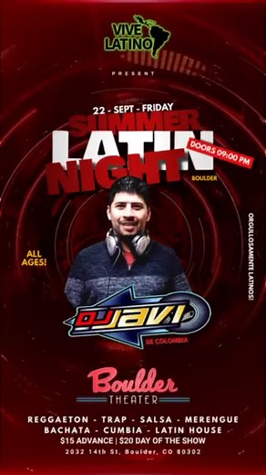 Boulder Theatre invita… #descubrelo #madmediagroup #colorado #guiaturisticaenespañol #latino #quehacerencolorado #thingstodo #entretenimiento #denver #emprendimiento #magazine | Descubrelo Colorado