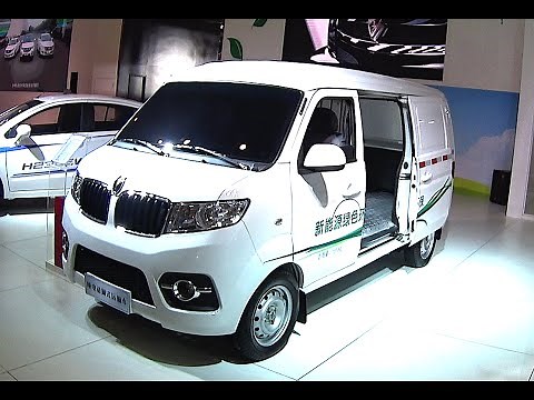 Small Electric Chinese VAN 2016, 2017 Brilliance Jinbei X30 EV, minivan hits the China car market