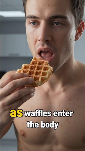 What Happens Inside Your Body When You Eat Waffles | 3D Medical Animation #healtheducation #health