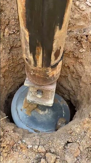 Foundation Piling Process in Gravel Pit with Rotary Rig