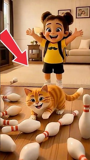 Candy’s Big Bowling Ball Surprise 🎳🍭 #