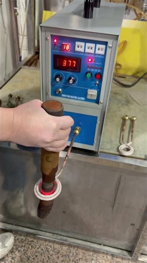 JL-15KW Forging Quenching Welding #inductionheater #inductionheatingmachine