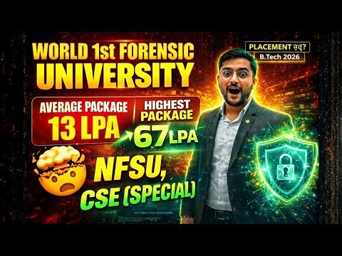 NFSU Gandhinagar Review 2026 🔥 World’s First Forensic University? Fees, Placement, Reality