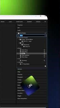 How to Create Fish Eye Text Animation in After Effects!