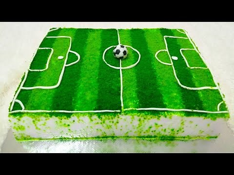 How To Make A Football Pitch Cake | Soccer Theme Cake | Football Pitch Theme Cake | Football Theme