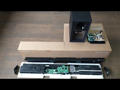 Samsung Soundbar Q600b Look Inside (Disassembled) Teardown (Desmontado) Por dentro