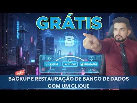 Sistema Backup (GRÁTIS) Instalação Completa + Backup/Restore PostgreSQL | Banco de Dados (Supabase)