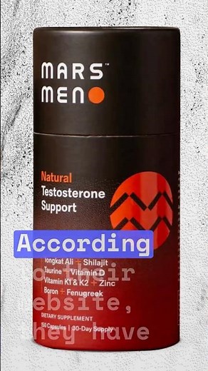 Mars Men Testosterone Booster: Legit or Overhyped? #marsmen #testosteronebooster