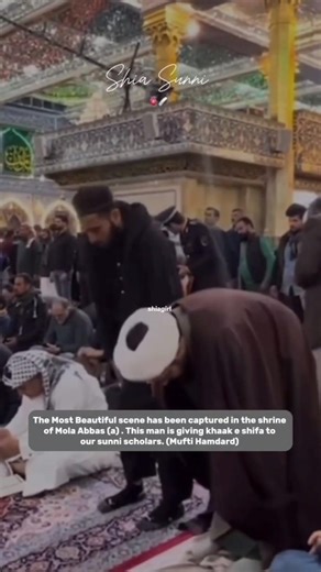 Mufti hamdard in karbala ❤️ | Shia sunni unity | #shorts #viral #karbala #sunni #namaz #muslim