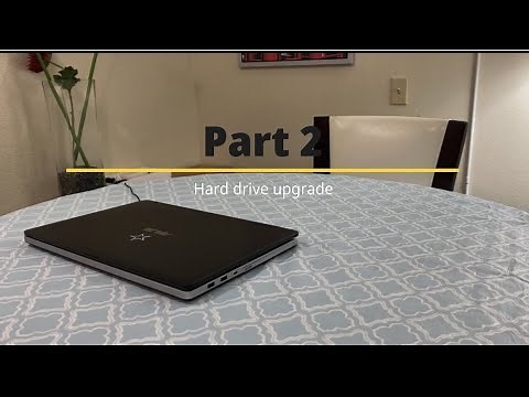 Asus R554L 2 in 1 hard drive upgrade part 2