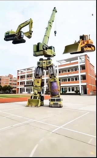 “नन्ही बच्ची का कमाल – बन गया मेगा रोबोट! 🚗🤖#Shorts #robot #transformers #rescuebots #kobot #playbot