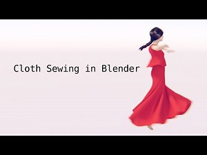 Cloth Sewing in Blender