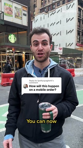Using Your Own Cup for Starbucks Mobile Orders