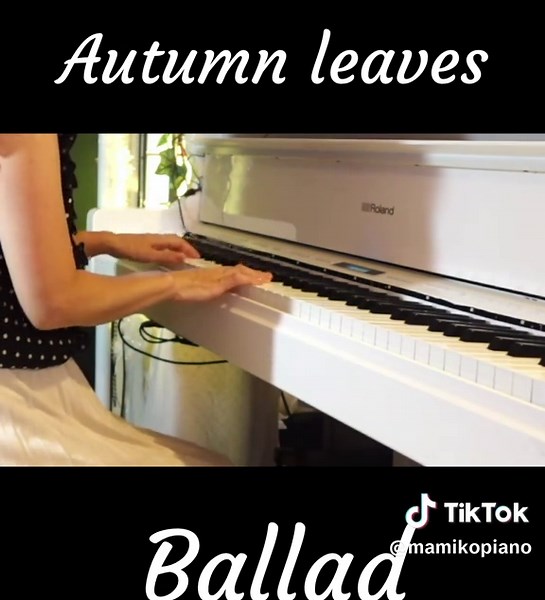 枯葉／AutumnLeaves／Jazz Ballad fullバージョン→youtube#jazzpiano #ジャズピアノ #jazzballad #枯葉
