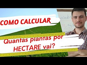Calculate HOW MANY PLANTS PER HECTARE I should place