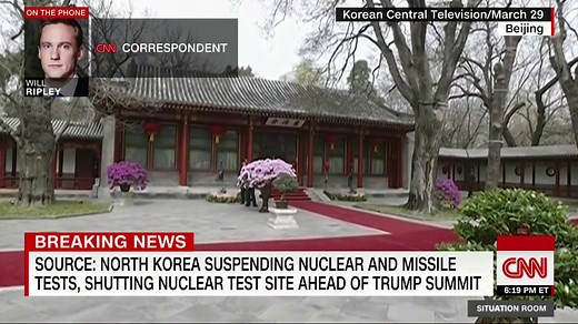 4.2M views · 42K reactions | BREAKING: North Korean leader Kim Jong Un is suspending his country's nuclear testing program, saying it "would no longer need" to run any nuclear tests https://cnn.it/2F3w4eU | CNN | Facebook