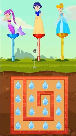 NEW Maze Multi Voice Challenge | Save Your Princess: Rumi or Snow White or Cinderella #shorts