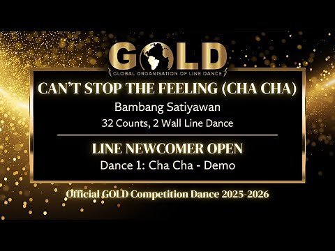 GOLD 2025 Line Newcomer Open - Dance 1: Cha Cha "Can’t Stop The Feeling (Cha Cha)" - Demo with music