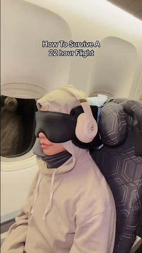 How to Survive A 22 hour Flight ✈️ the only way to sleep 8hrs straight