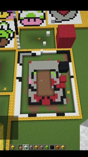 Minecraft Cute Fox Pixel Art 🦊💗 | Satisfying Sand Art #shorts #minecraft