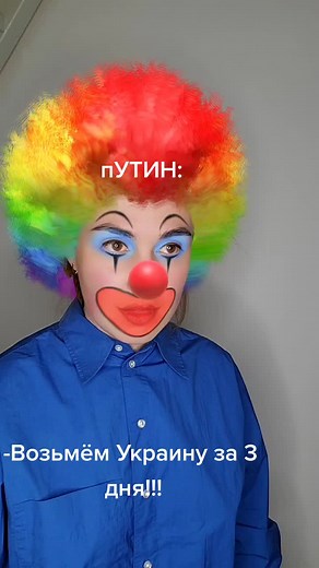 Colorful Clown Wig Dance Moves and Gestures