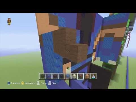 Minecraft Xbox 360 Edition: How to Build Sub Zero from Mortal Kombat Part 1