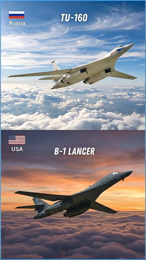 ✈️🔥 Tu-160 🦢 vs B-1 Lancer 🦅 Speed. Power. Strategy. 💥💨 #MilitaryAviation #StrategicBomber #Supersonic #AirPower | Aviationmafia