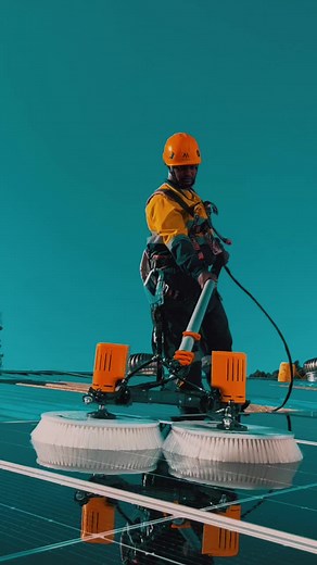 Solar Maintenance- Removing Dust and Pollen Contamination using TUV approved Solvents to improve the Efficiency. Maintenance will increase the lifespan of your system. Engage with us on ☎️ 0707331795 to experience this service. #solarsystem #realestatekenya #kenyantiktok