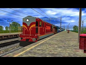 😯WDM-4 India's First Fastest EMD Diesel Locomotive in Trainz Simulator Gameplay🔥