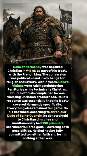 The Viking Who Converted to Christianity — Then Immediately Used It to Justify More Raids
