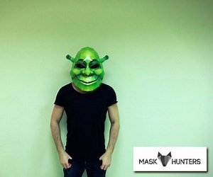 How to Make Shrek Mask From Paper