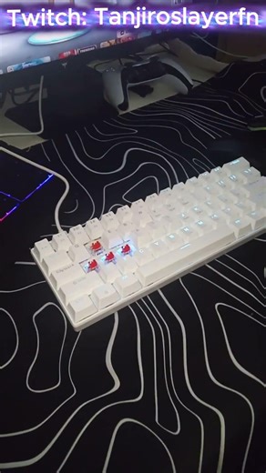 New MAGEGEE MK-STAR 61 MECHANICAL KEYBOAD🤯😍 #STREAMER #KEYBOARD #TWITCH #fortnitepro