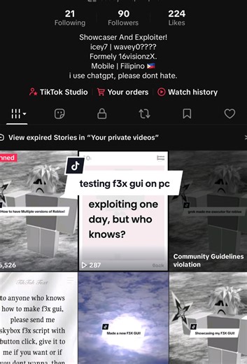 first time using executor on pc (genemis) and testing my f3x gui!! #roblox #robloxfyp #exploiting #gui