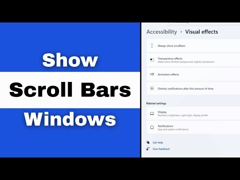 How To Show Scroll Bars on Windows 10 [Guide]