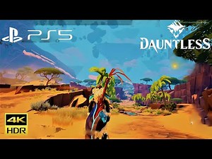 Dauntless PS5 Next Gen Version 4K HDR Gameplay